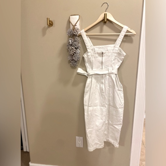 White jean dress dynamite - XS - Picture 4 of 6